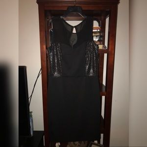 Vince Camuto black cocktail dress